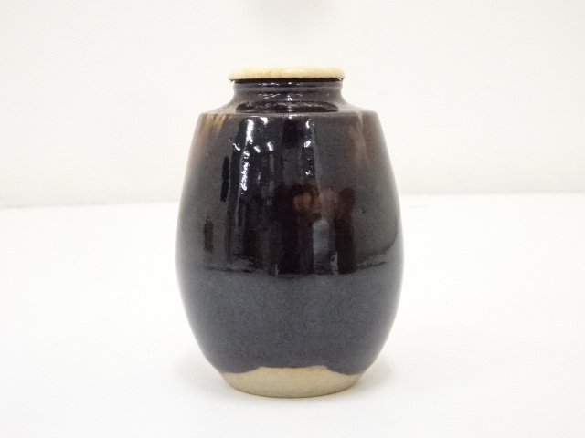 道具 ] - 道具 京焼 桶谷定一造 肩衝茶入（共箱） □z | ネット